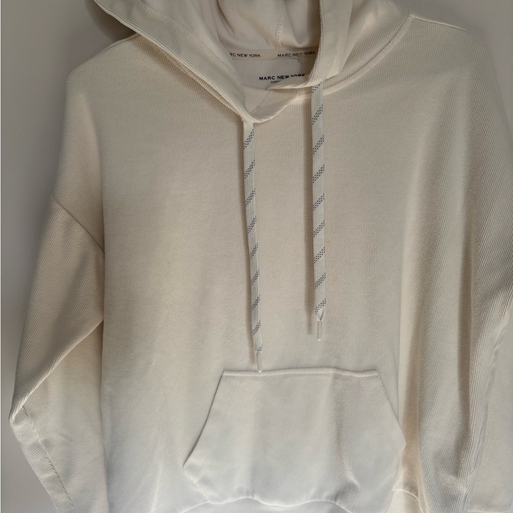 Marc New York Men's Off-White Hoodie Sweater